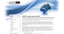 Desktop Screenshot of magsys.de